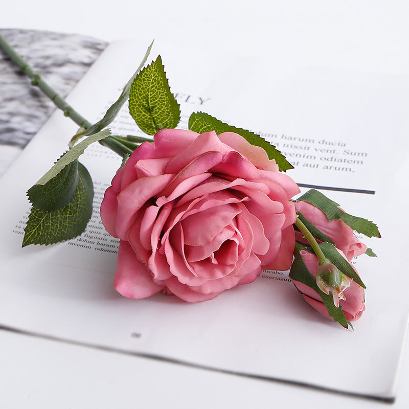 Artificial Rose For Living Room Indoor Decoration And Wedding