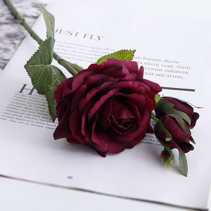 Artificial Rose For Living Room Indoor Decoration And Wedding
