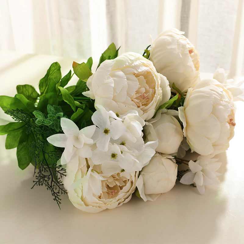 Artificial Peony For Living Room Indoor Decoration And Wedding