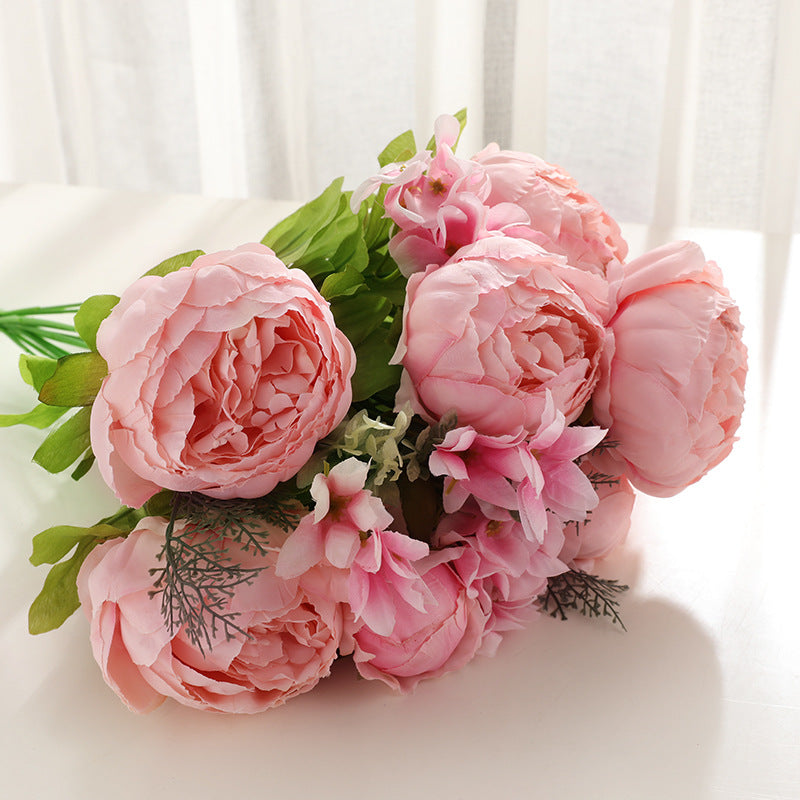 Artificial Peony For Living Room Indoor Decoration And Wedding