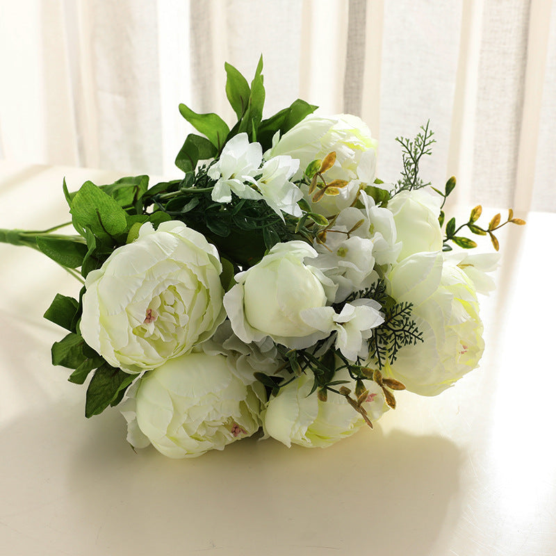 Artificial Peony For Living Room Indoor Decoration And Wedding