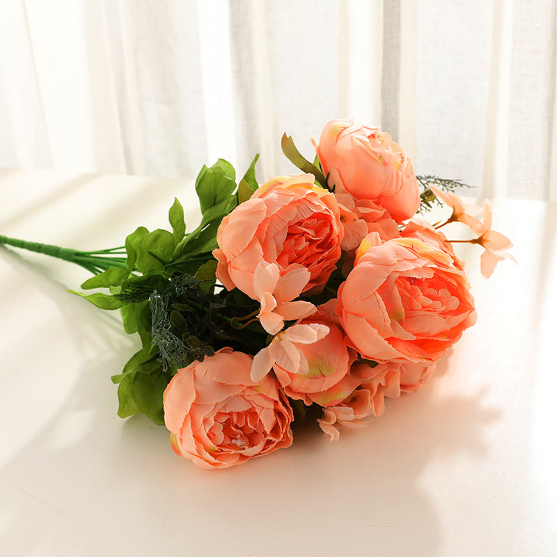Artificial Peony For Living Room Indoor Decoration And Wedding