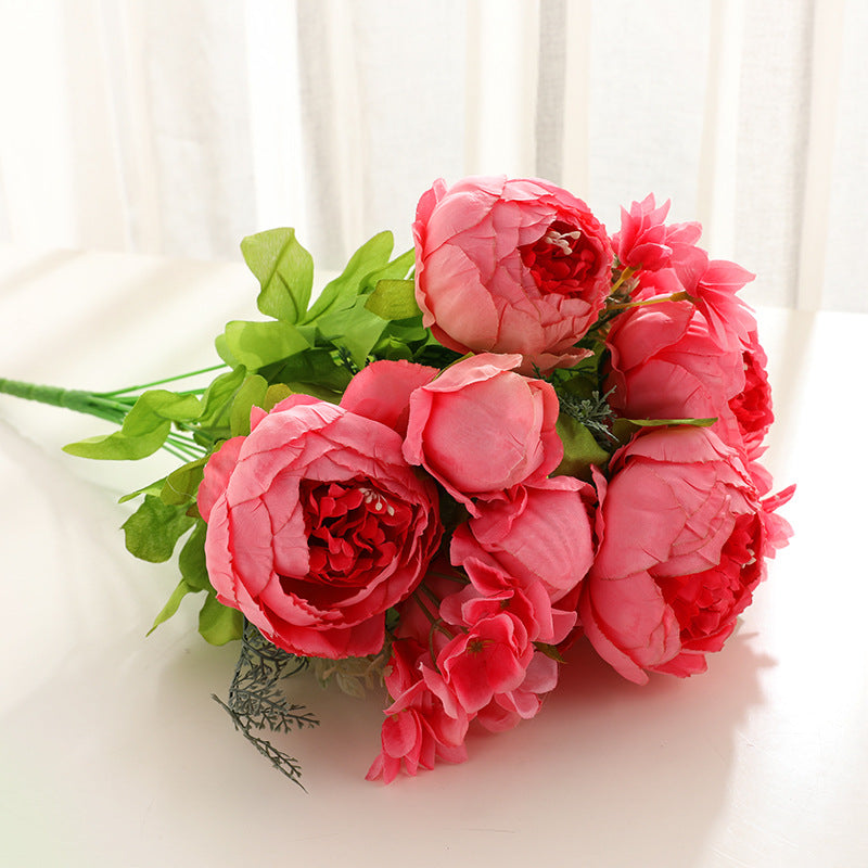 Artificial Peony For Living Room Indoor Decoration And Wedding