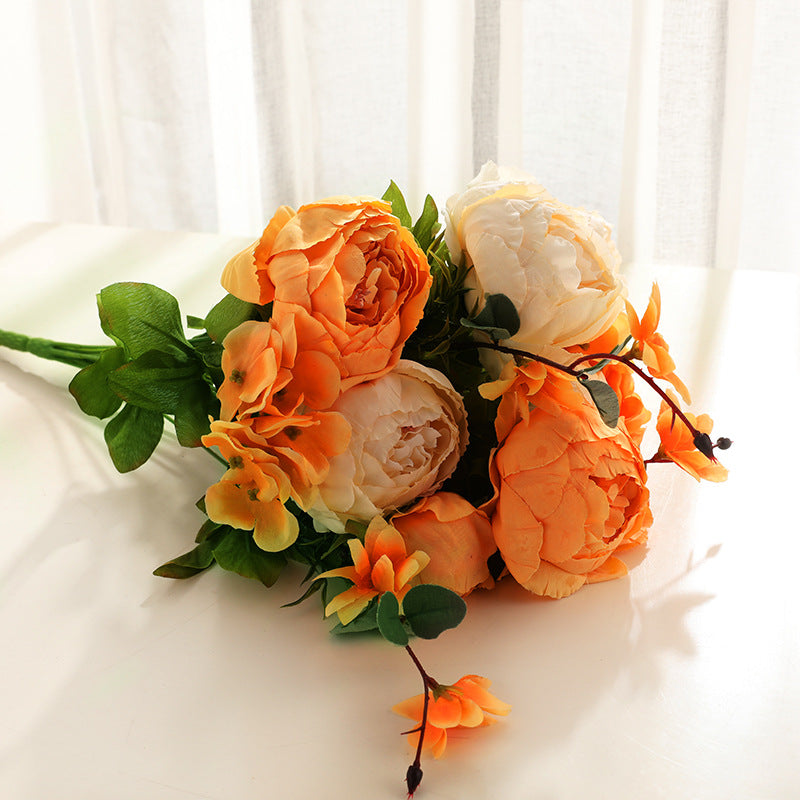 Artificial Peony For Living Room Indoor Decoration And Wedding