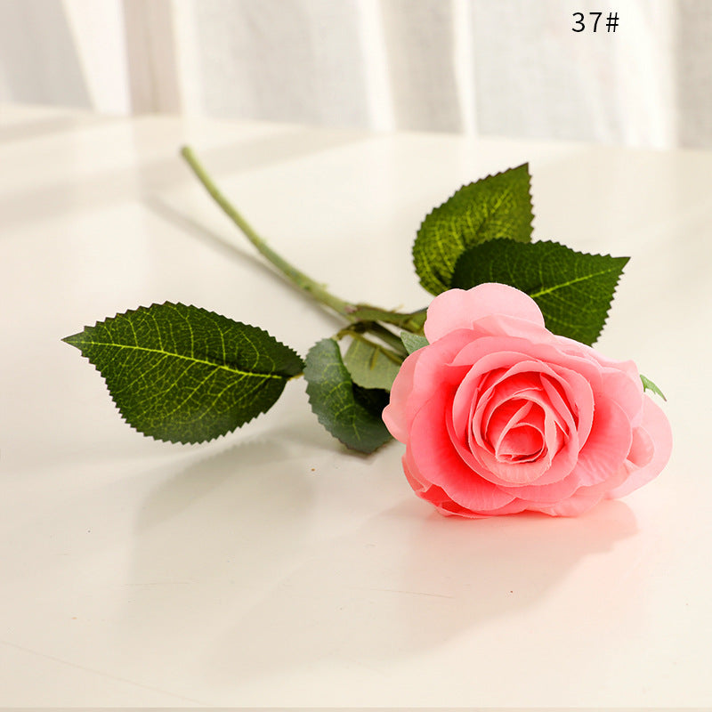 Artificial Rose For Living Room Indoor Decoration And Wedding