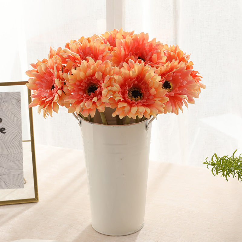Artificial Gerbera For Living Room Indoor Decoration And Wedding