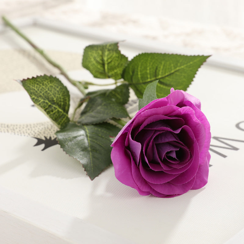 Artificial Rose For Living Room Indoor Decoration And Wedding