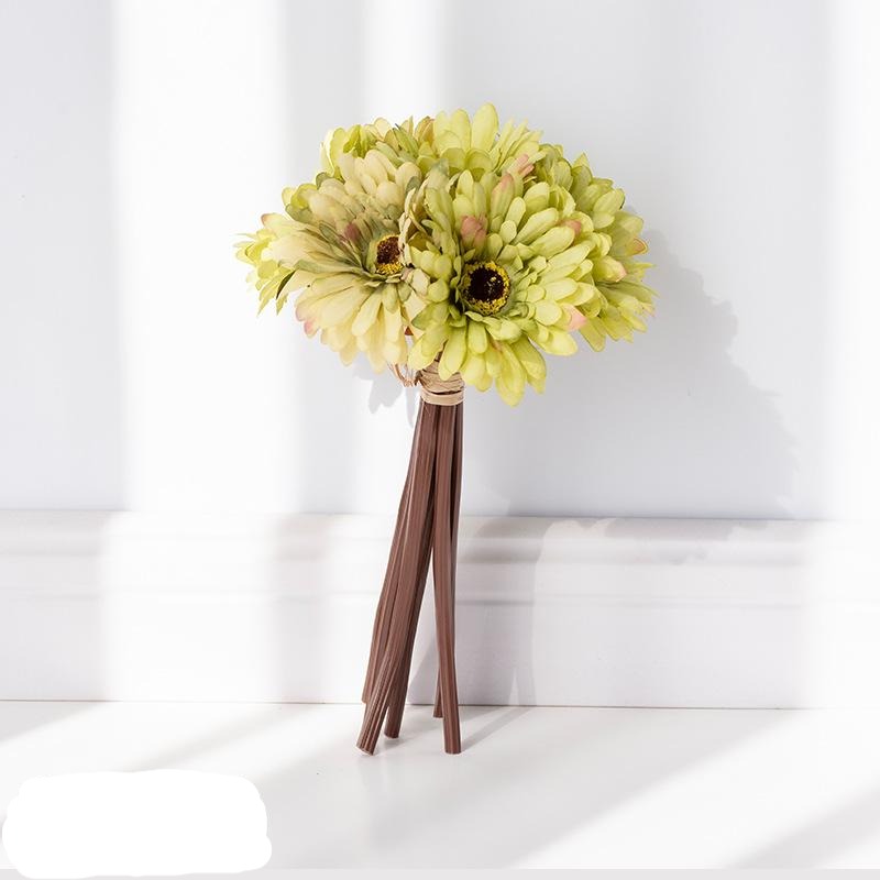 Artificial Gerbera Bouquet For Living Room Indoor Decoration And Wedding