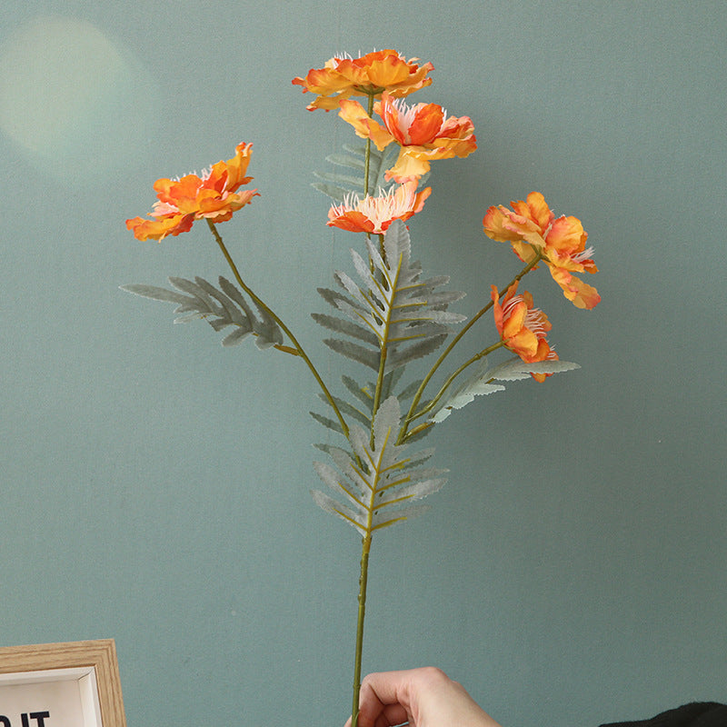 Artificial 6 Heads Peony For Living Room Indoor Decoration And Wedding