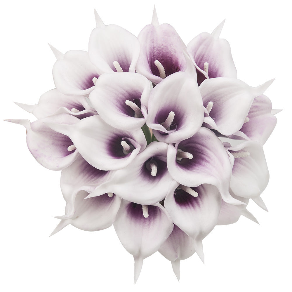 Artificial Calla Lily Bridal For Living Room Indoor Decoration Wedding Bouquet Head Real Touch Flower Bouquets