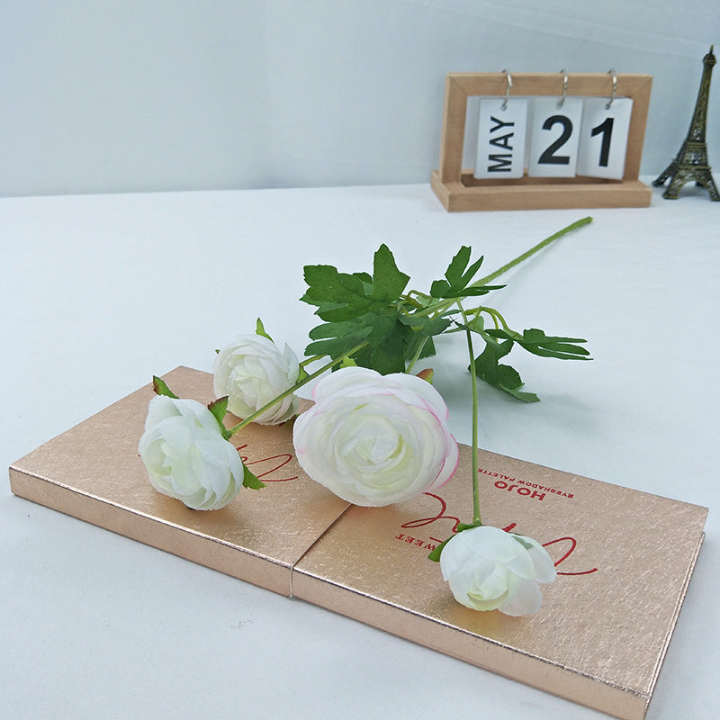 Artificial Spring Style 4 Heads Plum Flower For Living Room Indoor Decoration And Wedding