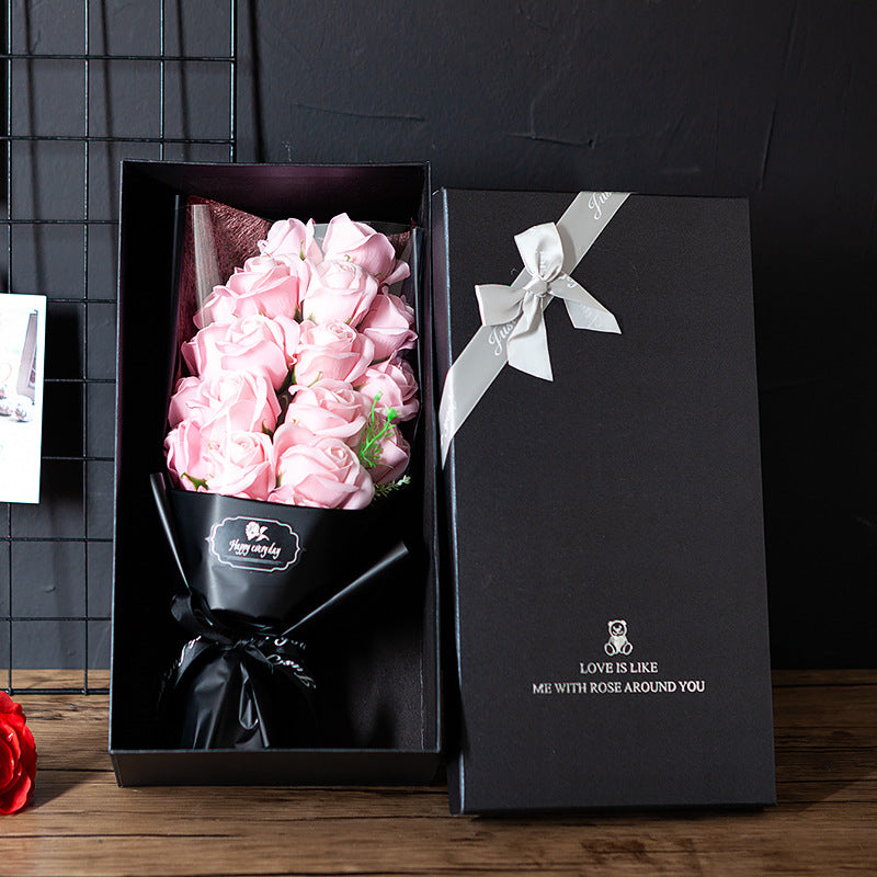 Soap Roses Bouquet - Artificial Flower For Someone Special