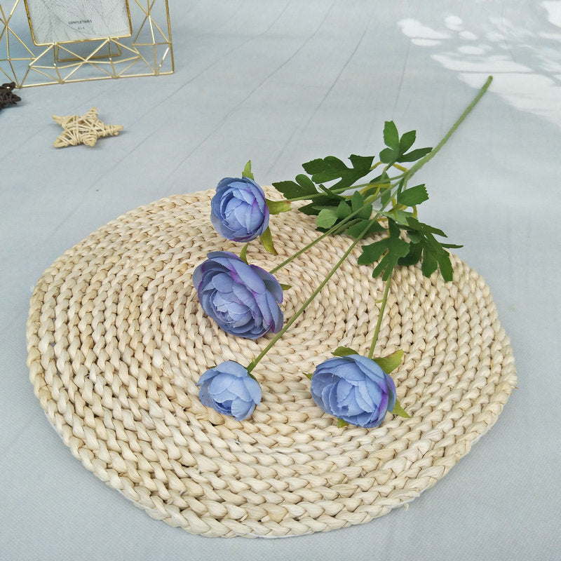 Artificial Spring Style 4 Heads Plum Flower For Living Room Indoor Decoration And Wedding