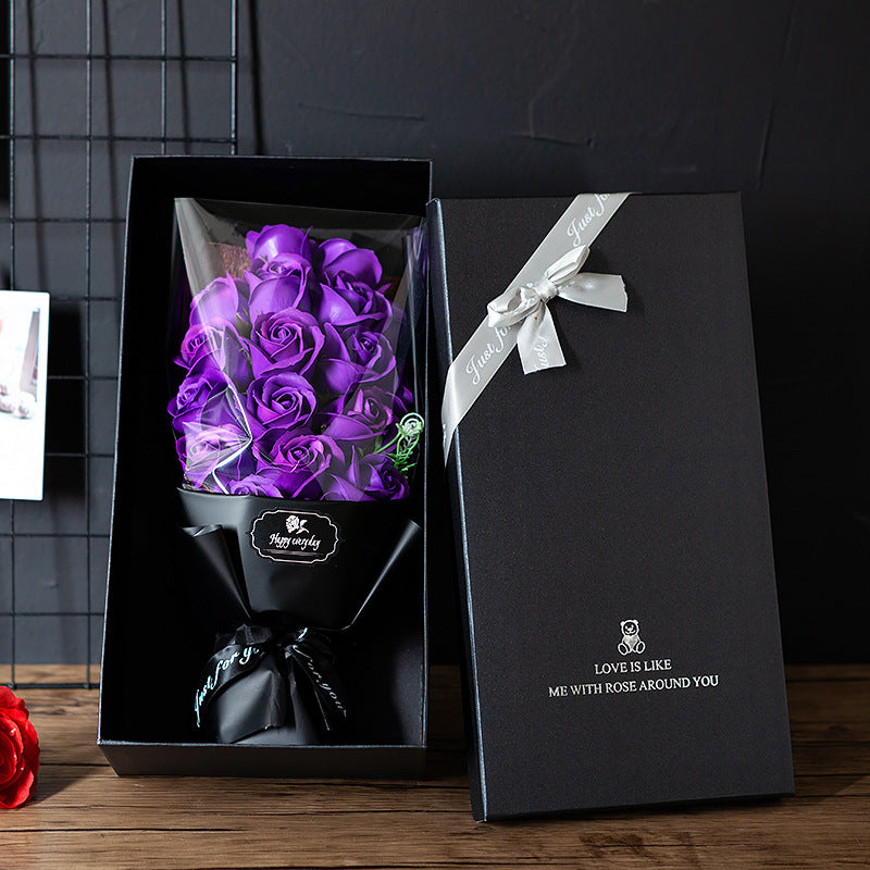 Soap Roses Bouquet - Artificial Flower For Someone Special