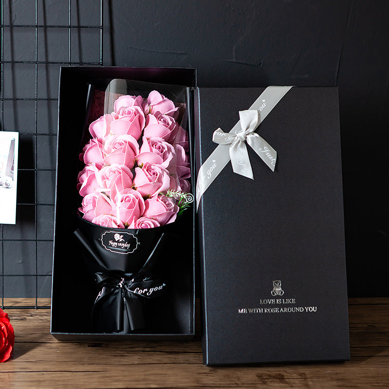 Soap Roses Bouquet - Artificial Flower For Someone Special