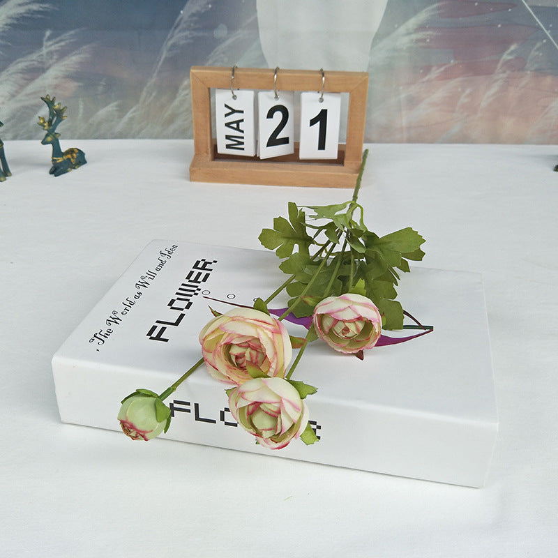 Artificial Spring Style 4 Heads Plum Flower For Living Room Indoor Decoration And Wedding