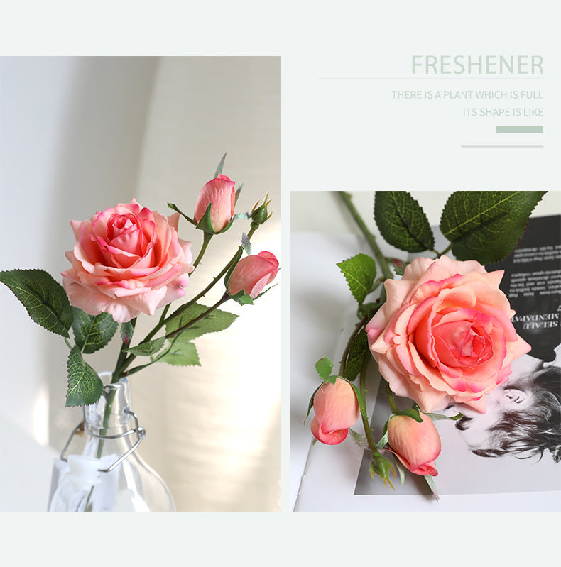 Artificial Rose For Living Room Indoor Decoration And Wedding