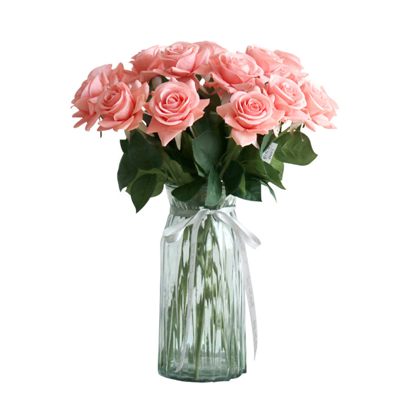 Artificial Horn Rose For Living Room Indoor Decoration And Wedding