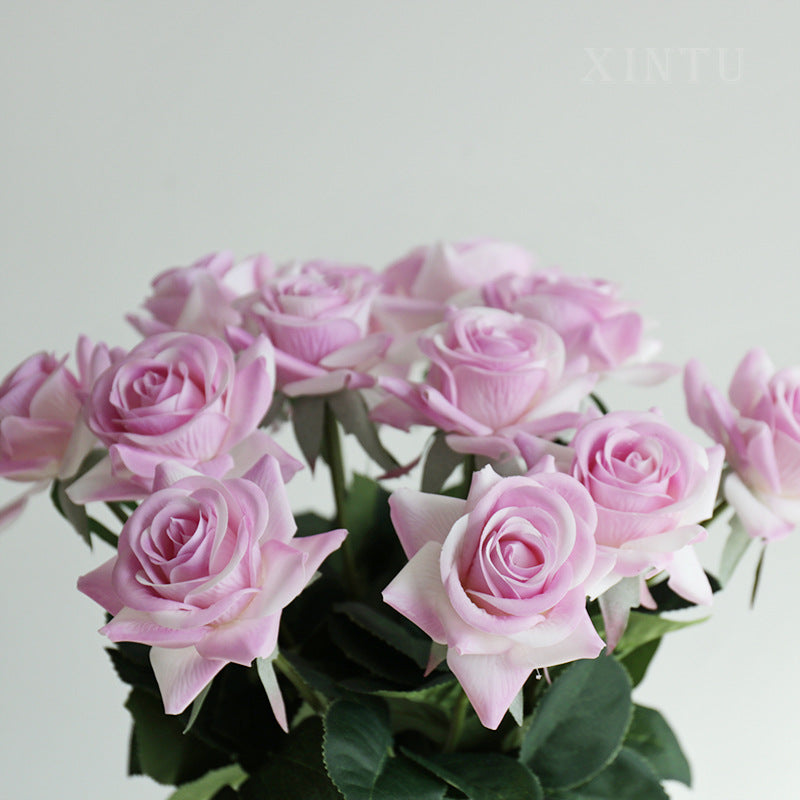 Artificial Horn Rose For Living Room Indoor Decoration And Wedding