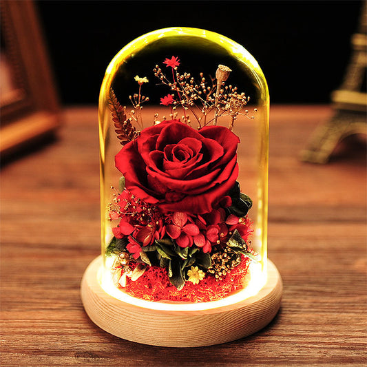 Preserved Rose in The Glass Dome For Any Occasion
