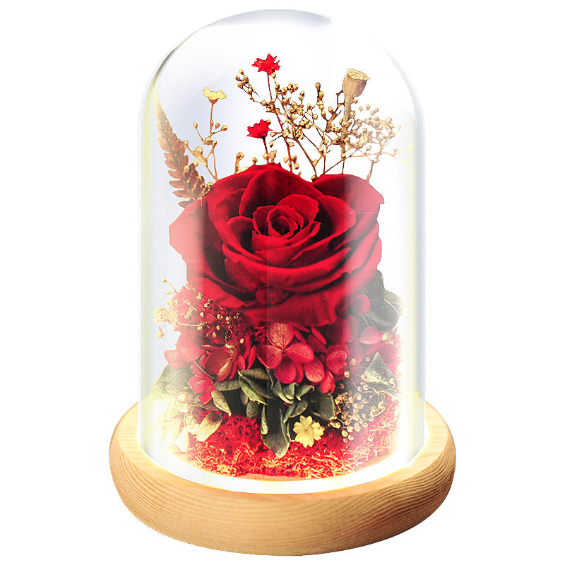 Preserved Rose in The Glass Dome For Any Occasion