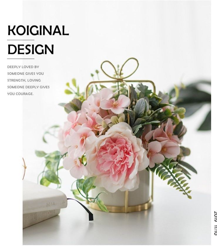 Lovely Warmth Series - Artificial Flower Silk Flower For Indoor Decoration