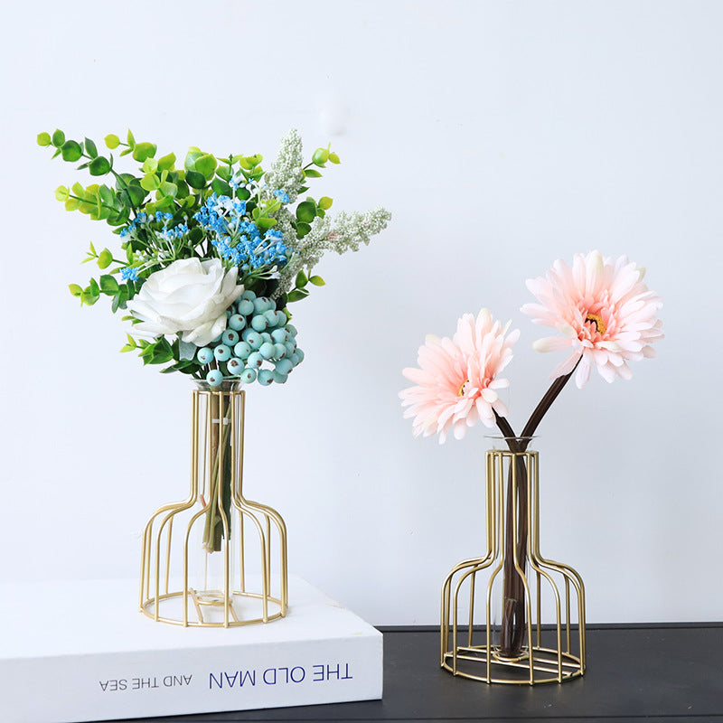 Simple Classy Series - Artificial Silk Rose Bouquet Arrangement For Living Room And Indoor Decoratio