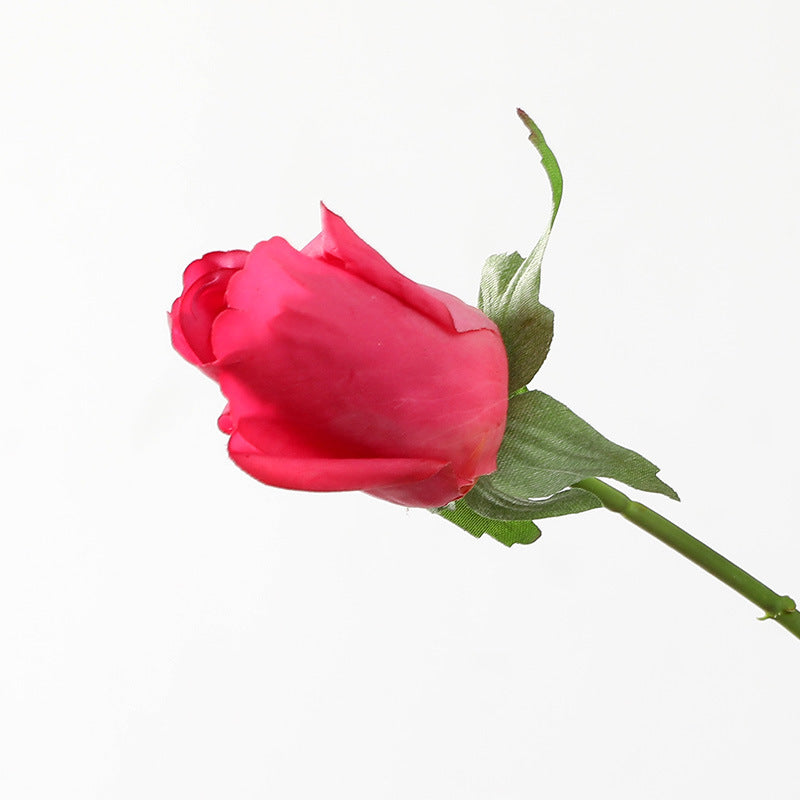 Artificial Rose Bud For Living Room Indoor Decoration And Wedding