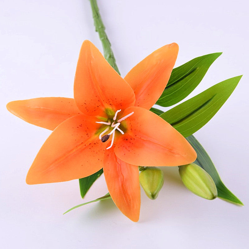 Artificial Lily For Living Room Indoor Decoration And Wedding