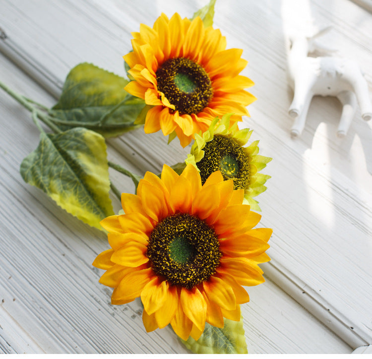 Artificial Sunflower For Living Room Indoor Decoration