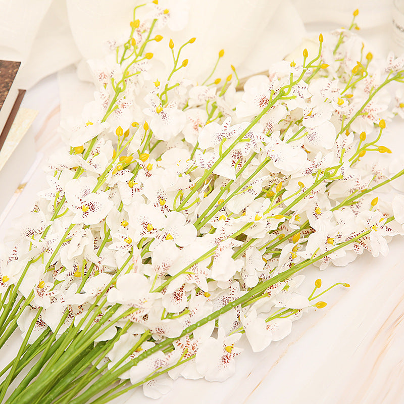 Artificial Dancing-lady Orchid For Living Room Indoor Decoration And Wedding