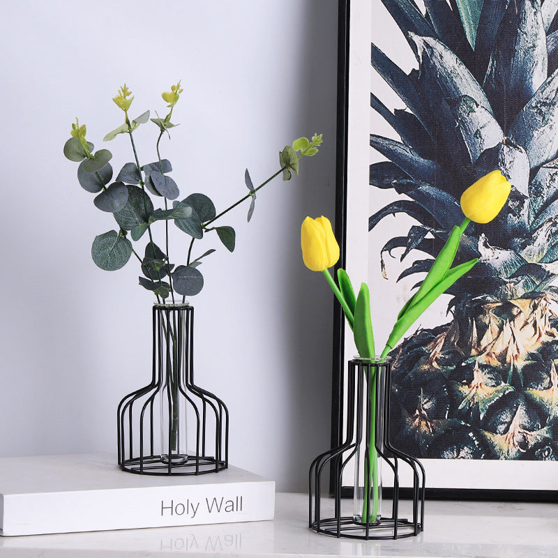 Simple Classy Series - Artificial Silk Rose Bouquet Arrangement For Living Room And Indoor Decoratio