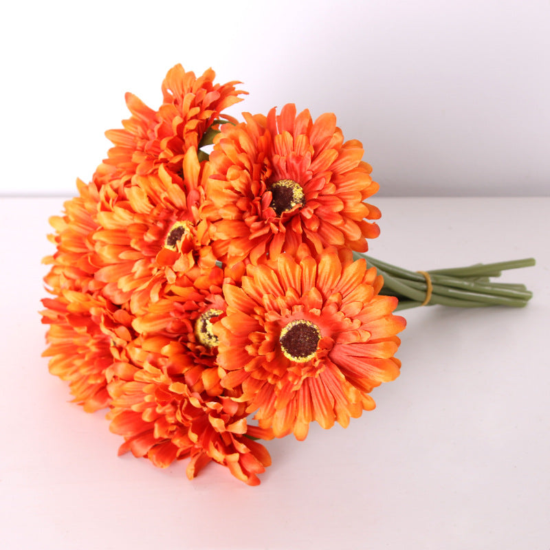 Artificial Gerbera For Living Room Indoor Decoration And Wedding