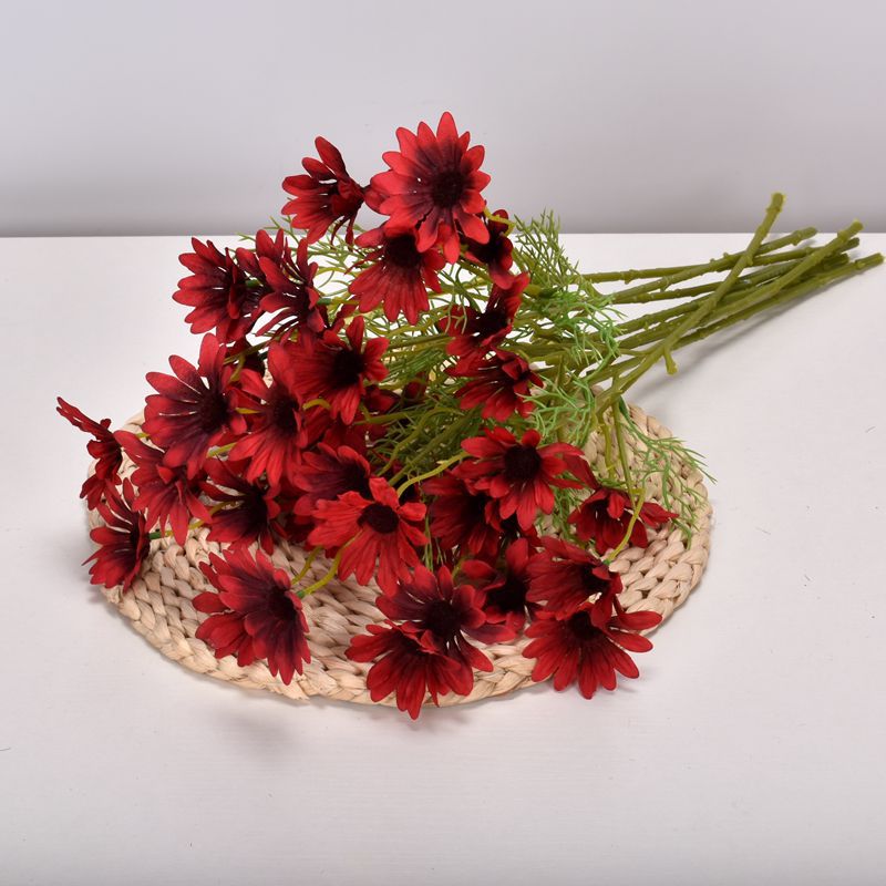 Artificial Chrysanthemum For Living Room Indoor Decoration And Wedding