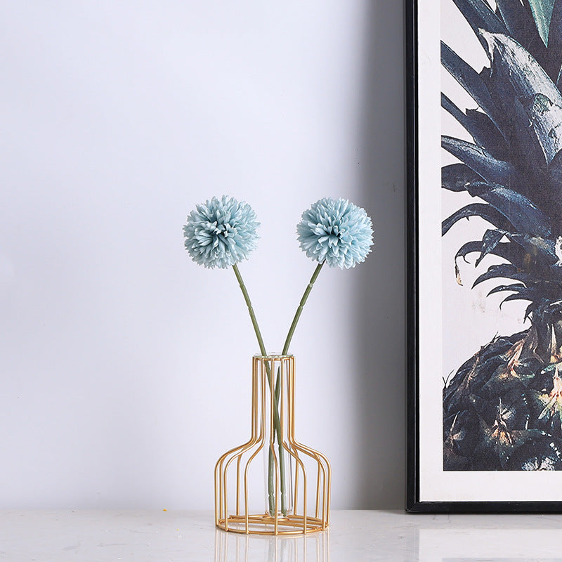 Simple Classy Series - Artificial Silk Rose Bouquet Arrangement For Living Room And Indoor Decoratio
