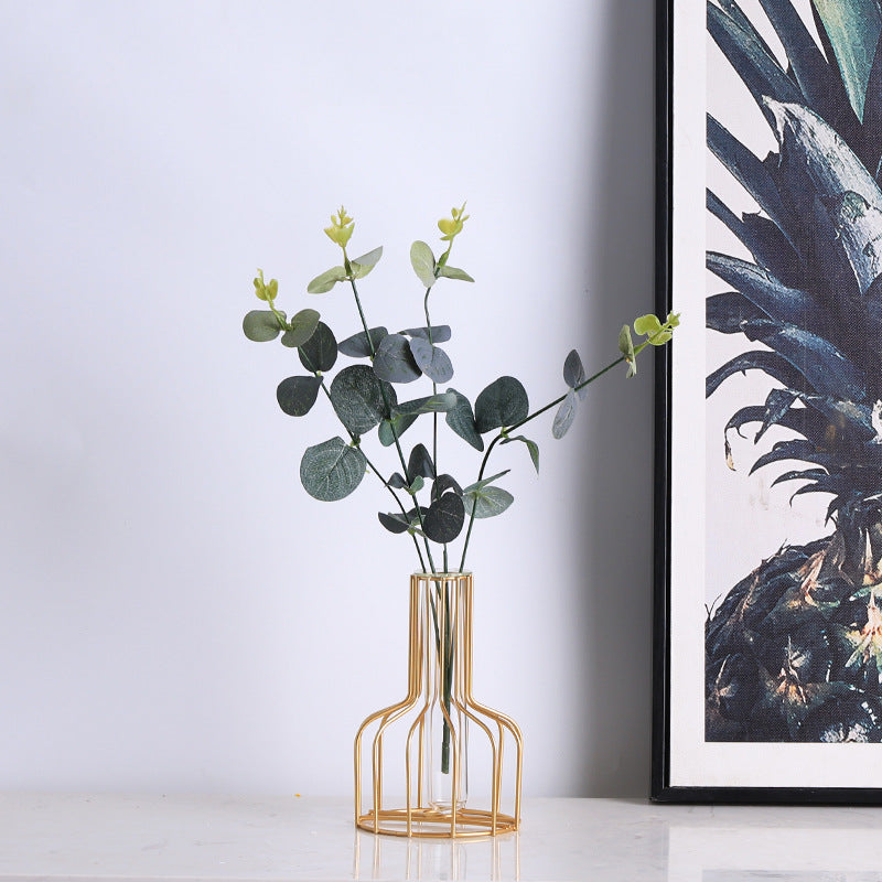 Simple Classy Series - Artificial Silk Rose Bouquet Arrangement For Living Room And Indoor Decoratio