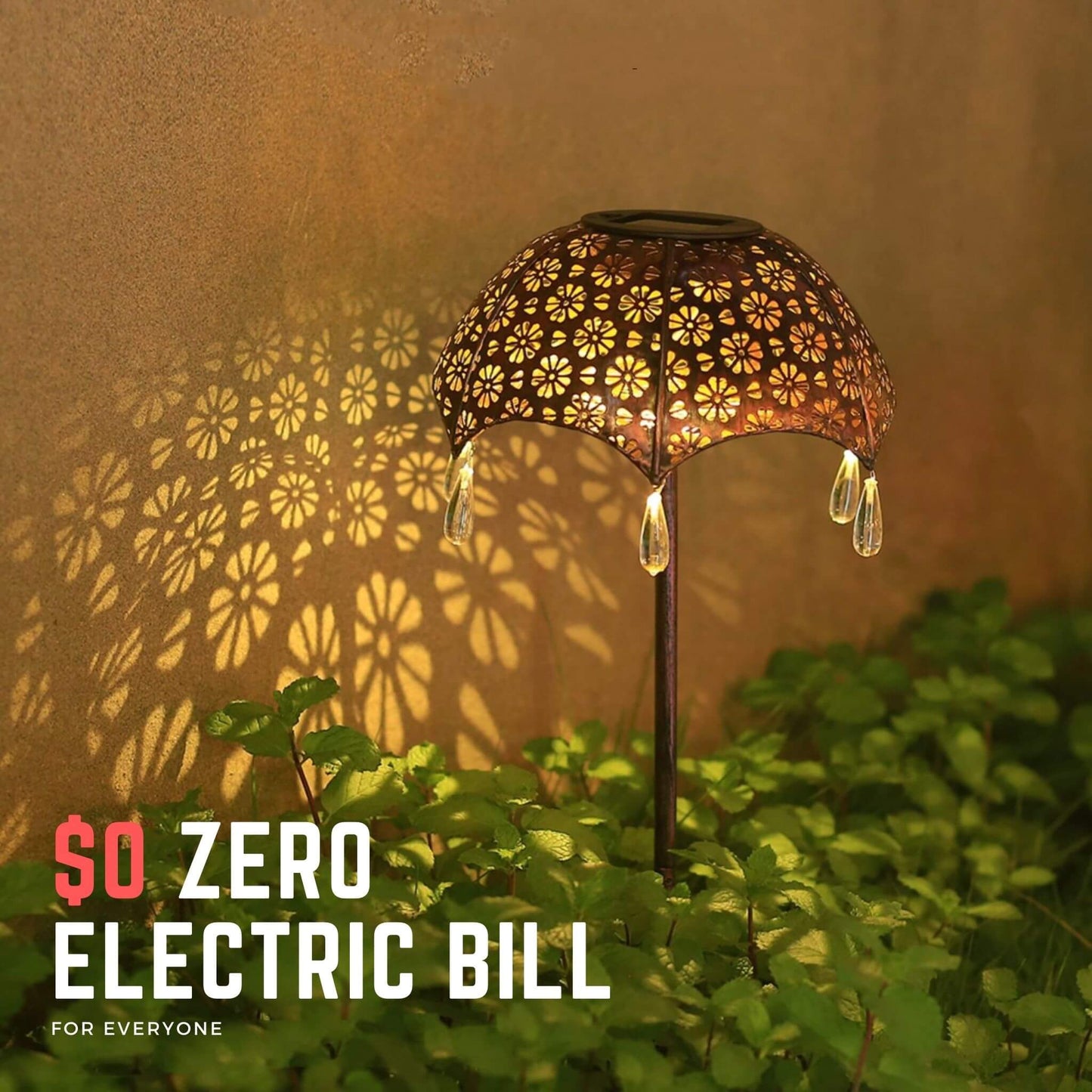 LED Umberlla Solar Light - Garden Decoration