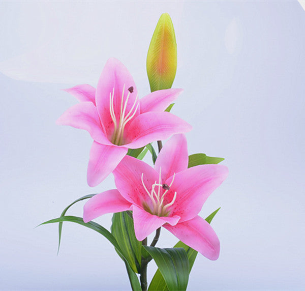 Artificial Lily For Living Room Indoor Decoration And Wedding
