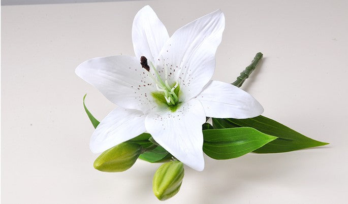Artificial Lily For Living Room Indoor Decoration And Wedding