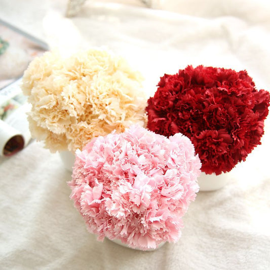 Artificial Carnation Bouquet For Living Room Indoor Decoration And Wedding