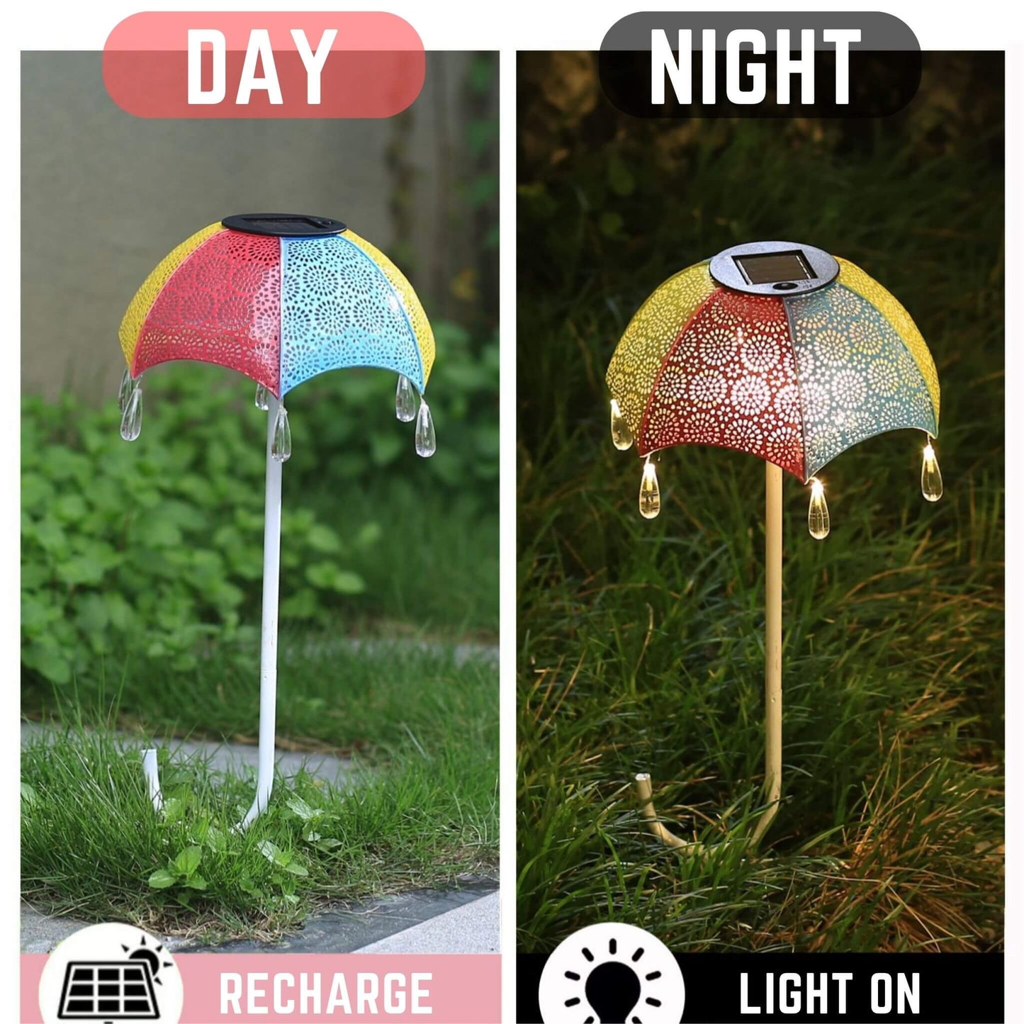 LED Umberlla Solar Light - Garden Decoration