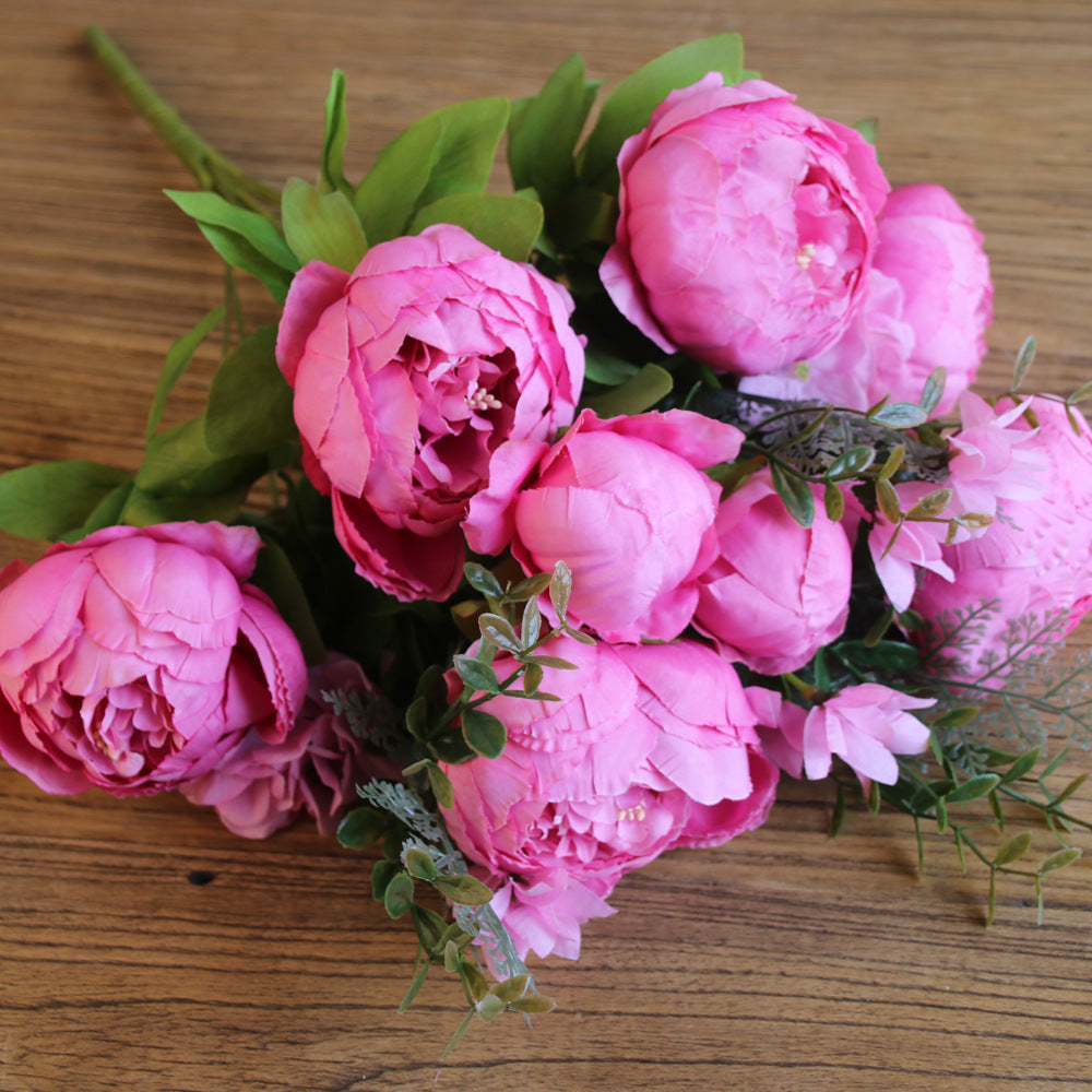 Artificial Peony For Living Room Indoor Decoration And Wedding