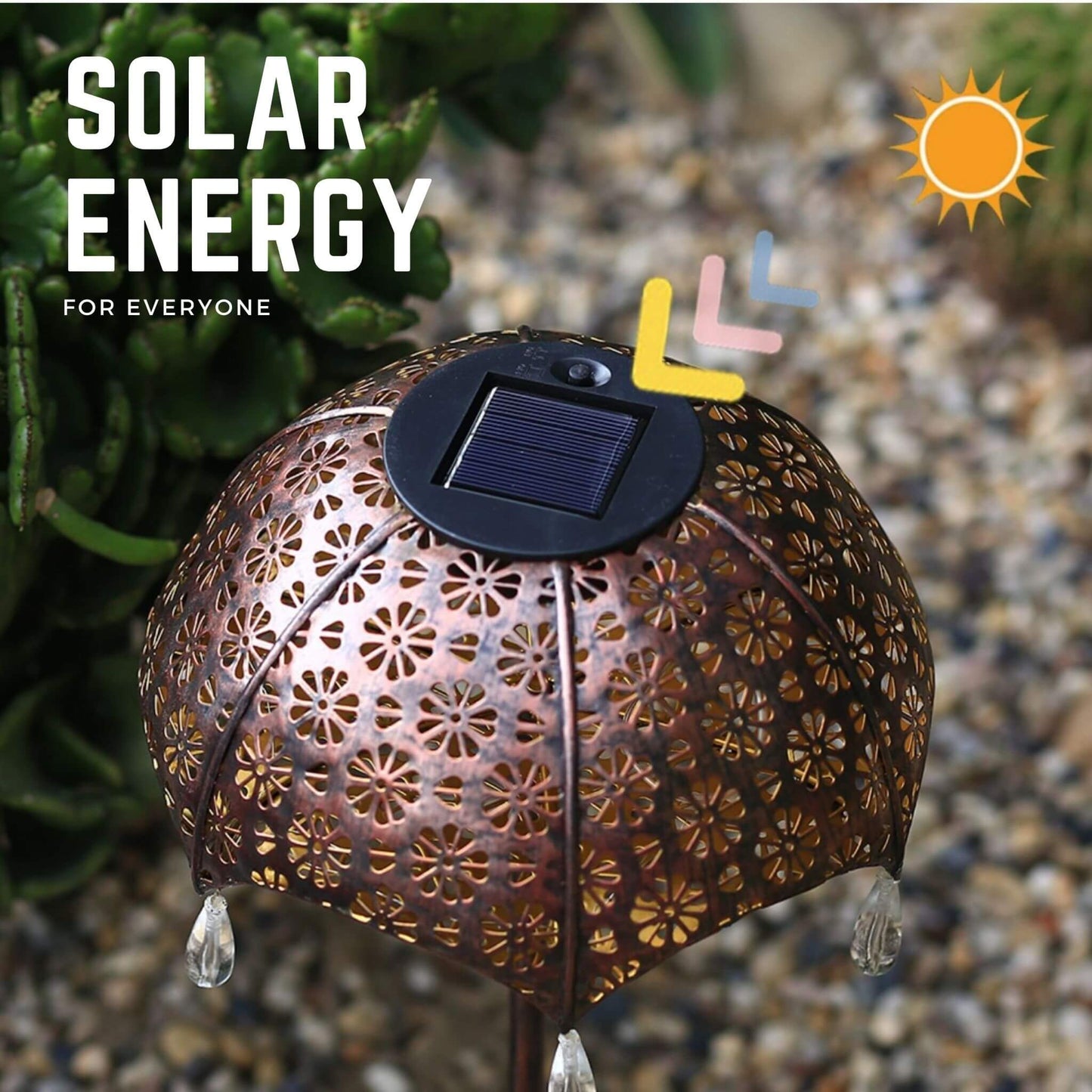 LED Umberlla Solar Light - Garden Decoration