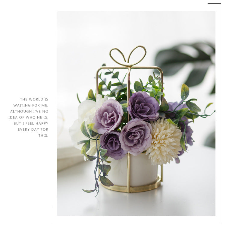 Lovely Warmth Series - Artificial Flower Silk Flower For Indoor Decoration