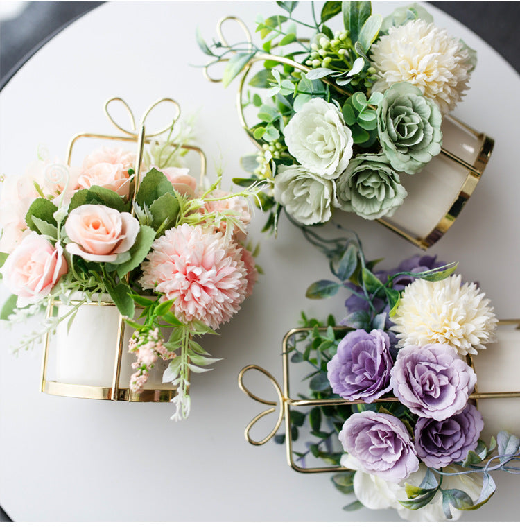 Lovely Warmth Series - Artificial Flower Silk Flower For Indoor Decoration