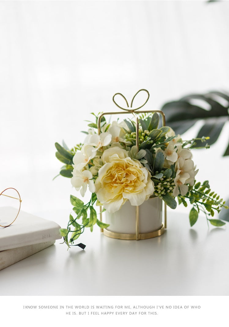 Lovely Warmth Series - Artificial Flower Silk Flower For Indoor Decoration