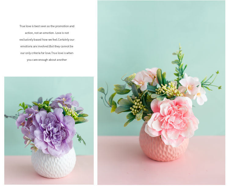 Cute Angel Series - Artificial Flower Silk Flower For Indoor Decoration