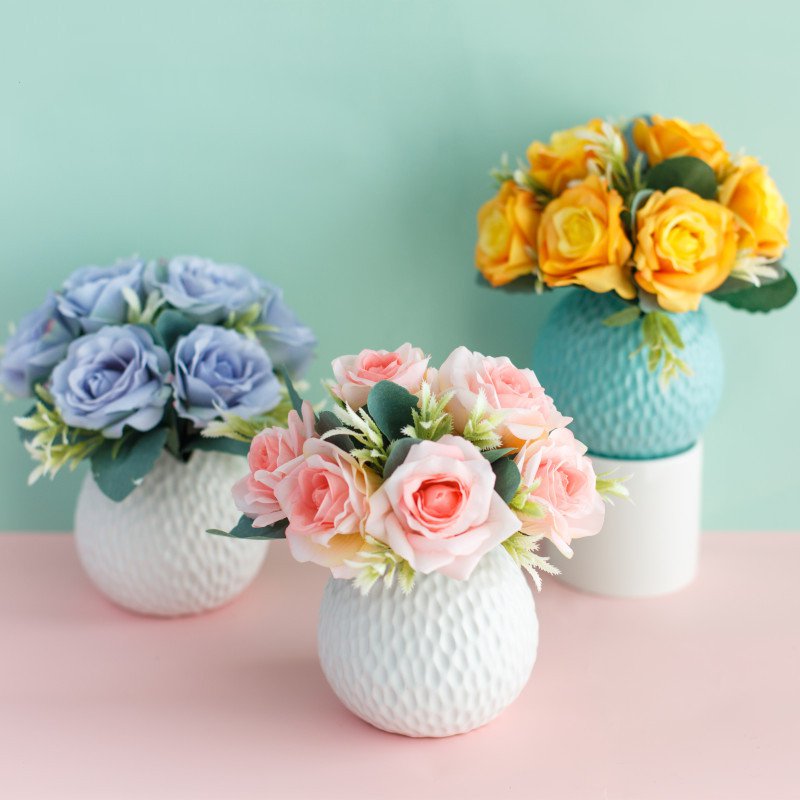 Cute Angel Series - Artificial Flower Silk Flower For Indoor Decoration