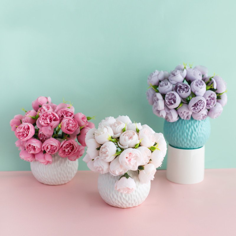 Cute Angel Series - Artificial Flower Silk Flower For Indoor Decoration