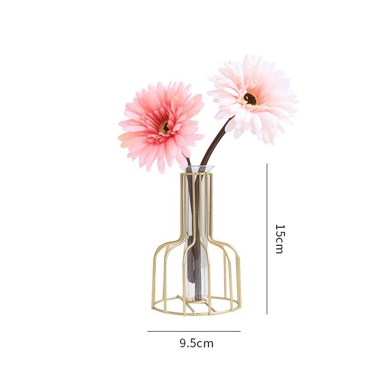 Simple Classy Series - Artificial Silk Rose Bouquet Arrangement For Living Room And Indoor Decoration